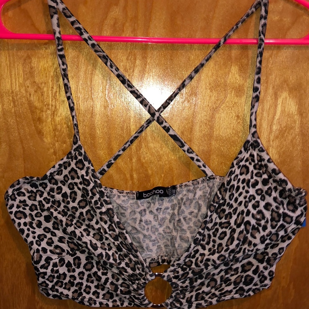 Cross Back Crop Top